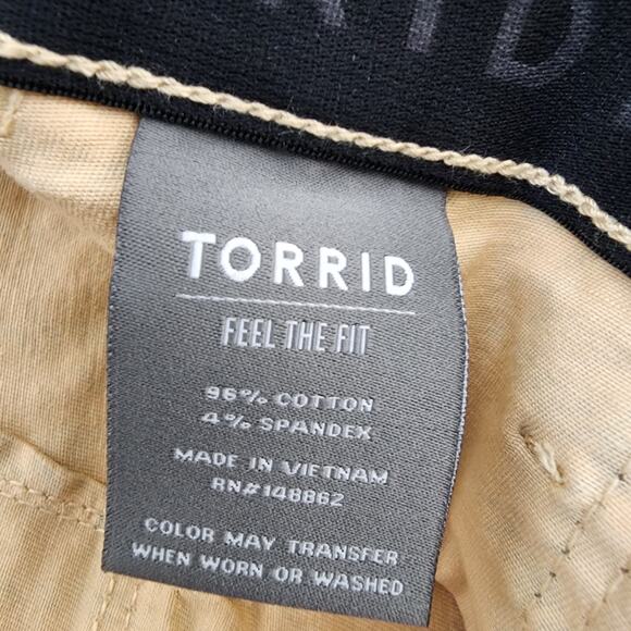 Torrid Jogger Pant 28RComfort Flex Waistband Classic Fit Stretch Twill High Rise - Picture 12 of 14